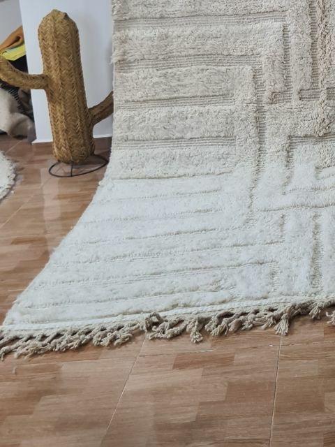 White Qizar Marokkaans handgemaakt tapijt-900.jpg